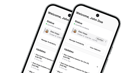 Mobile app preview